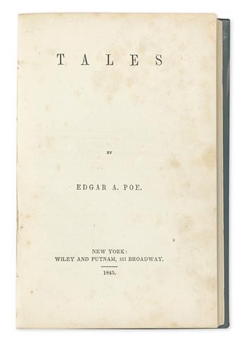 POE, EDGAR ALLAN. Tales.